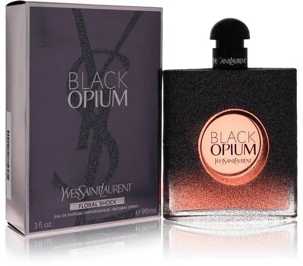 Black Opium Floral Shock Perfume By Yves Saint Laurent for Women - Purple Pairs