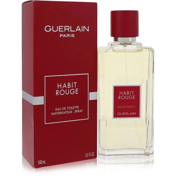 Habit Rouge Cologne By Guerlain for Men