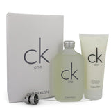 Ck One

 Cologne

By CALVIN KLEIN FOR MEN AND WOMEN  
Gift Set - 200 ml Eau De Toilette Spray + 200 ml Body Moisturizer - Purple Pairs